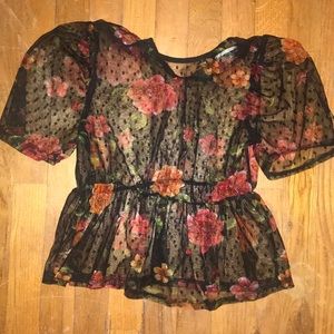 Mess rose top